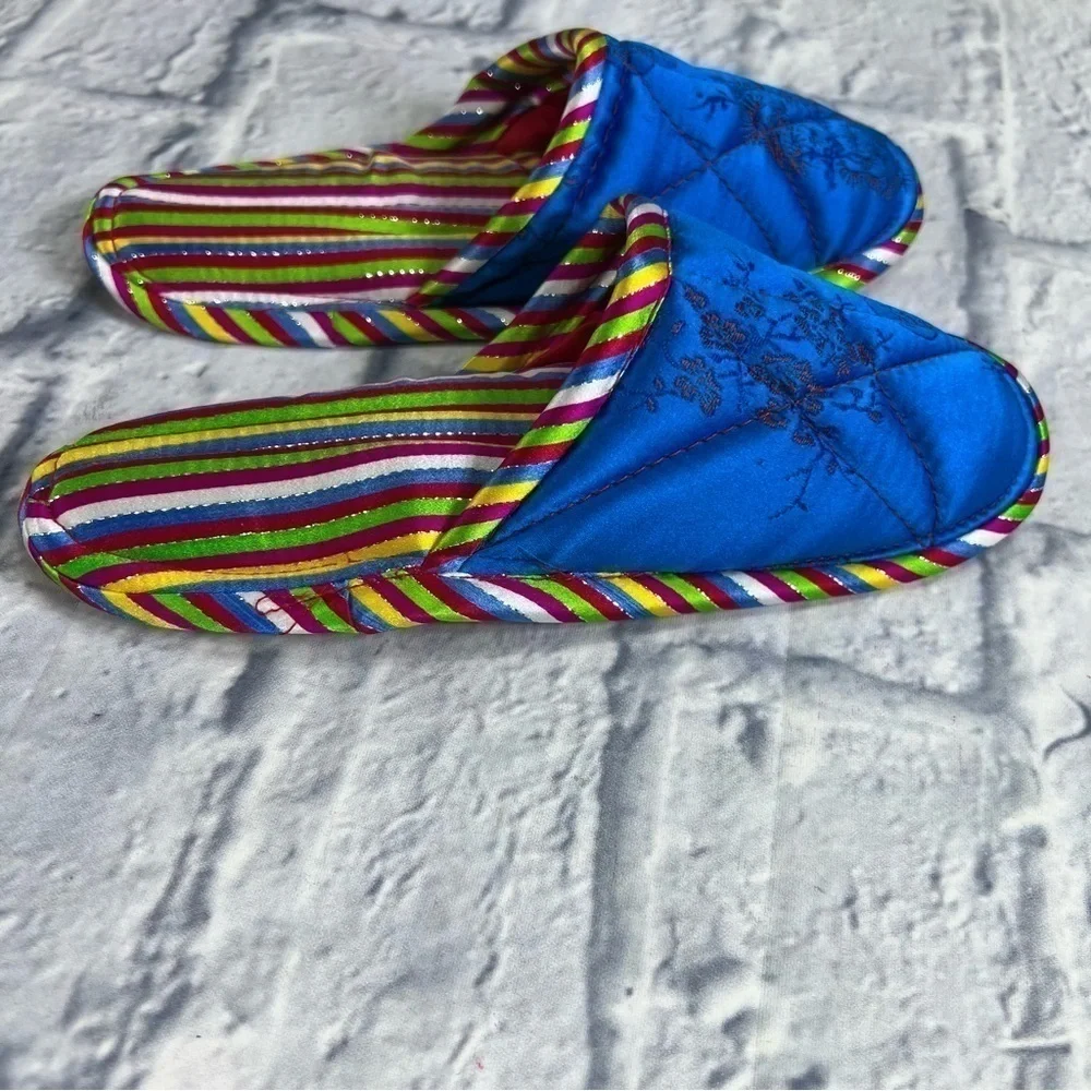 New Children's satin slippers size 11/12 little boys or girls